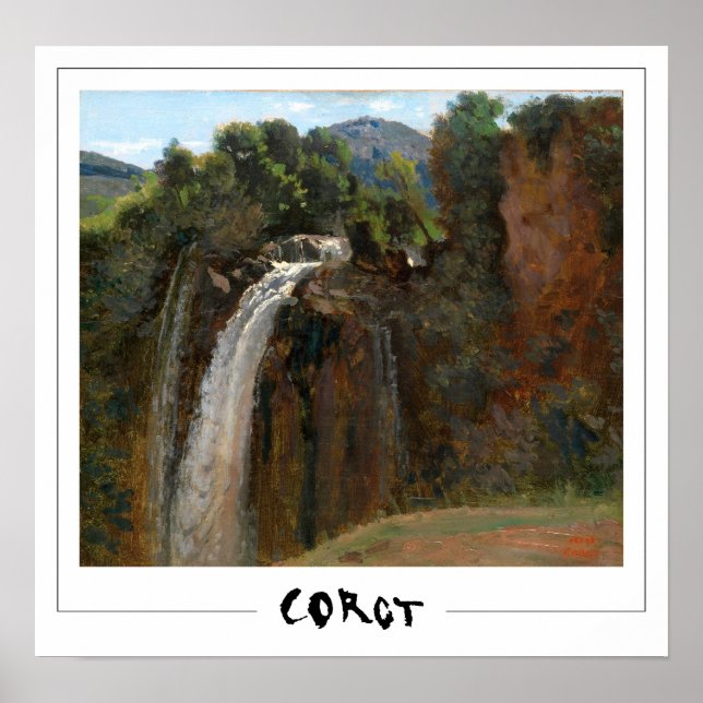 Jean-Baptiste-Camille Corot Zedign Poster de Arte  (Frente)