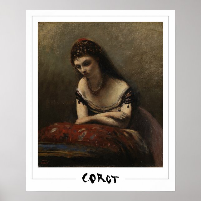 Jean-Baptiste-Camille Corot Zedign Poster de Arte  (Frente)