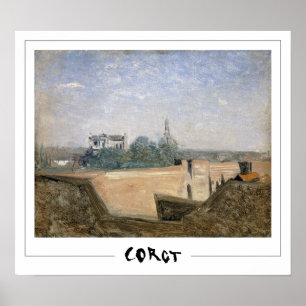 Jean-Baptiste-Camille Corot Zedign Poster de Arte 