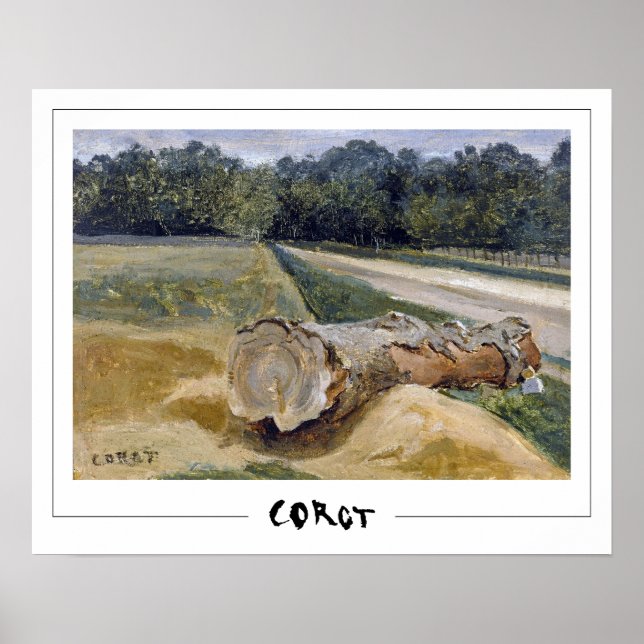 Jean-Baptiste-Camille Corot Zedign Poster de Arte  (Frente)