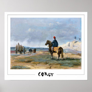 Jean-Baptiste-Camille Corot Zedign Poster de Arte 