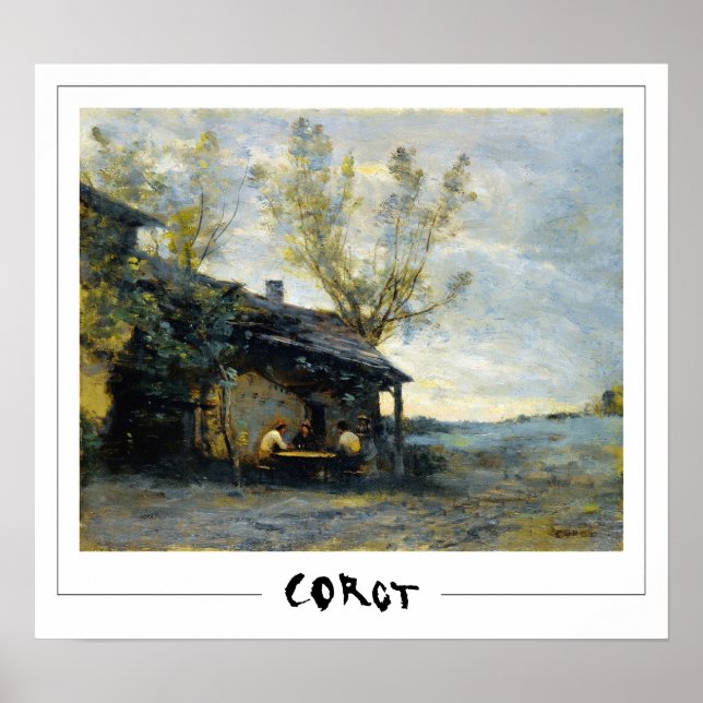 Jean-Baptiste-Camille Corot Zedign Poster de arte  (Frente)