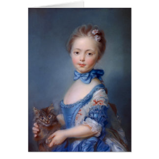 Jean-Baptiste Perronneau: Chica con el gatito