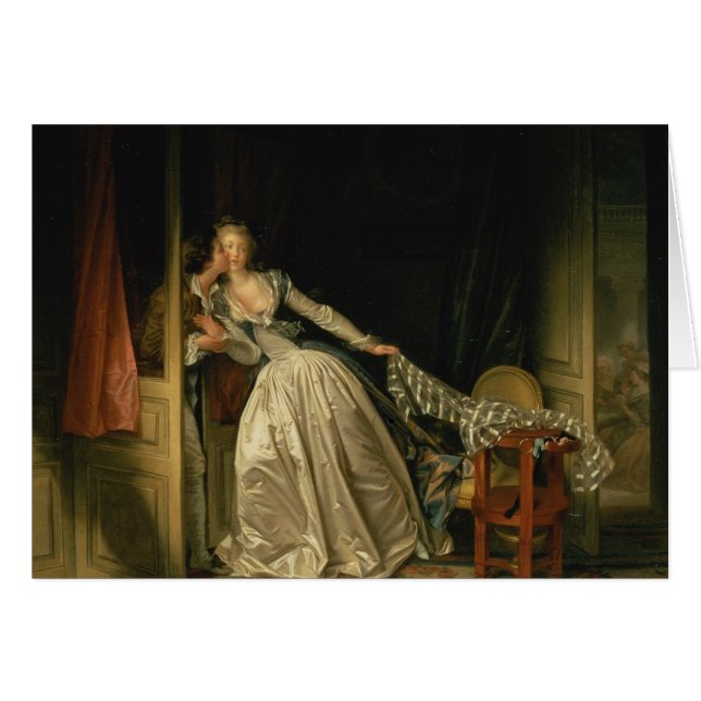 Jean-Honore Fragonard - el beso robado - Bello (Anverso (Horizontal))