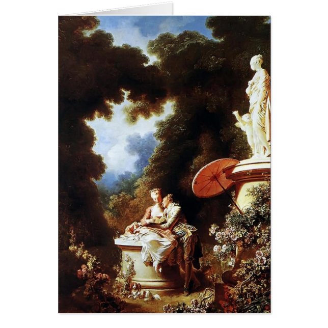 Jean-Honore Fragonard - La confesión del amor (Frente)