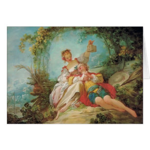 Jean-Honore Fragonard- los amantes felices