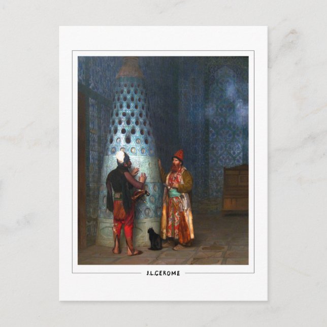 Jean-Léon Gérôme #102 - Postal Bella Artes (Anverso)