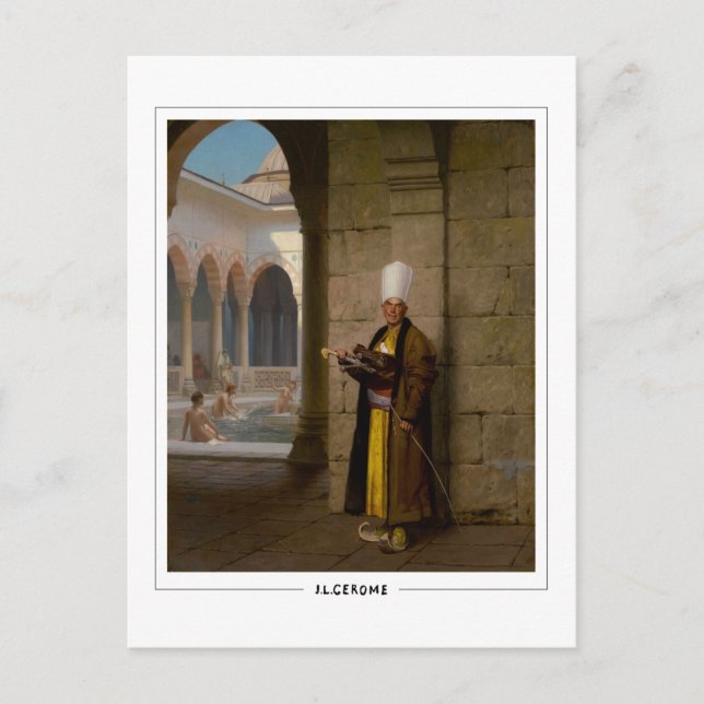 Jean-Léon Gérôme #114 - Postal Bella Artes (Anverso)