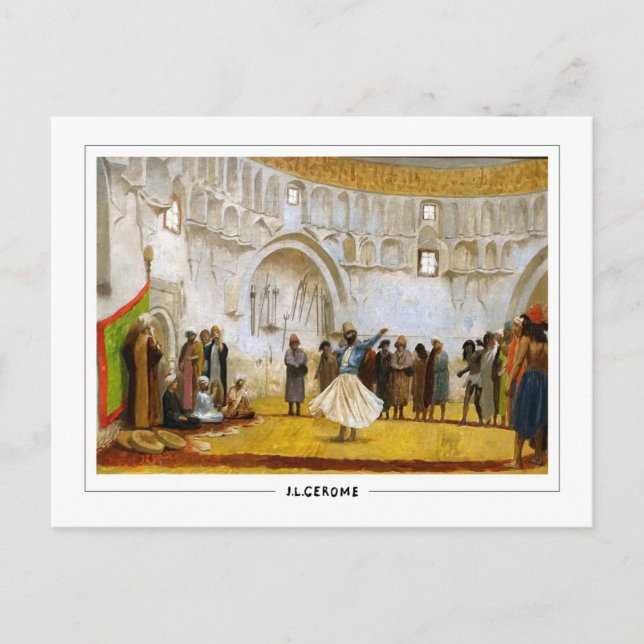 Jean-Léon Gérôme #126 - Postal Bella Artes (Anverso)