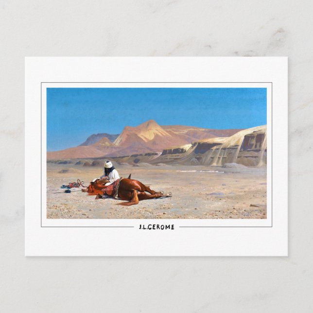 Jean-Léon Gérôme #127 - Postal Bella Artes (Anverso)