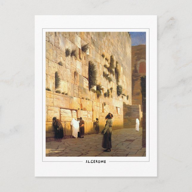 Jean-Léon Gérôme #129 - Postal Bella Artes (Anverso)