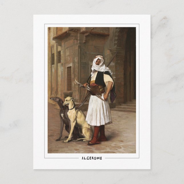 Jean-Léon Gérôme #132 - Postal Bella Artes (Anverso)