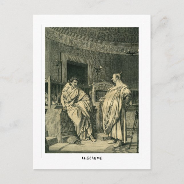 Jean-Léon Gérôme #167 - Postal Bella Artes (Anverso)