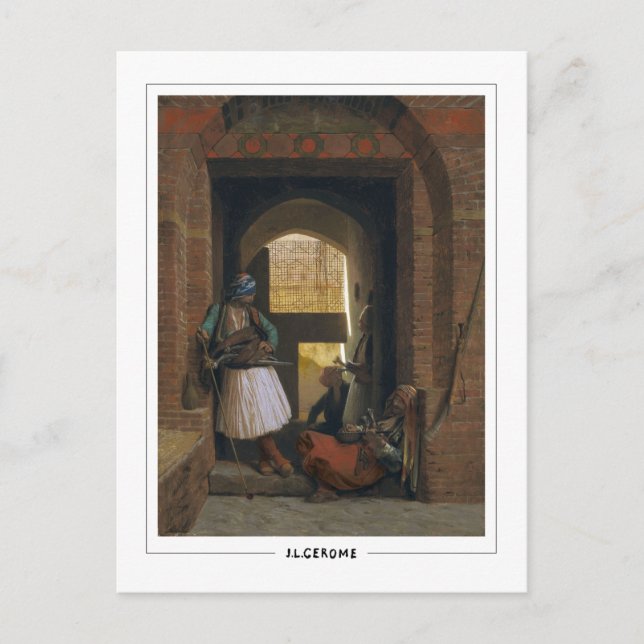 Jean-Léon Gérôme #174 - Tarjeta postal de arte fin (Anverso)