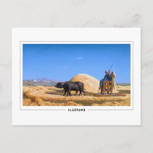 Jean-Léon Gérôme #185 - Tarjeta postal de arte fin (Anverso)