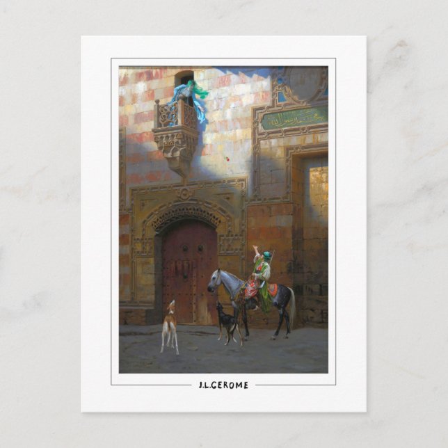 Jean-Léon Gérôme #186 - Postal Bella Artes (Anverso)