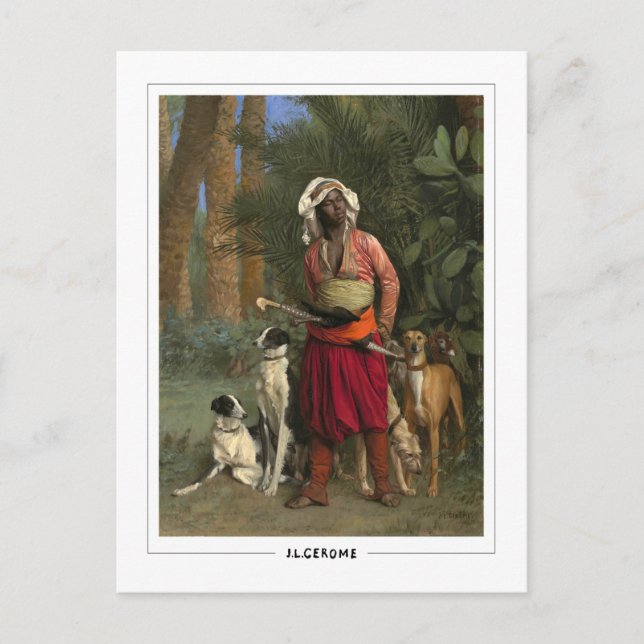 Jean-Léon Gérôme #188 - Postal Bella Artes (Anverso)