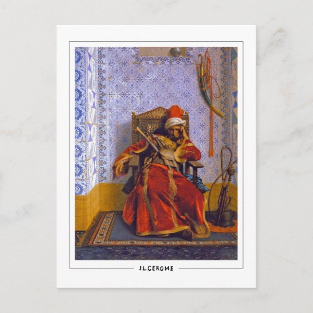 Jean-Léon Gérôme #192 - Postal Bella Artes (Anverso)