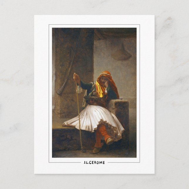 Jean-Léon Gérôme #197 - Tarjeta postal de arte fin (Anverso)