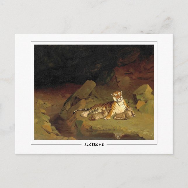 Jean-Léon Gérôme #218 - Tarjeta postal de arte fin (Anverso)