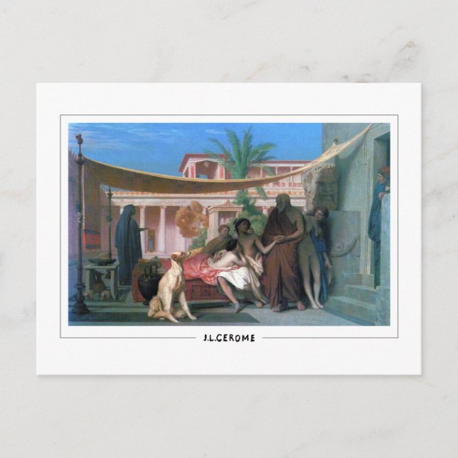 Jean-Léon Gérôme #219 - Postal Bella Artes (Anverso)