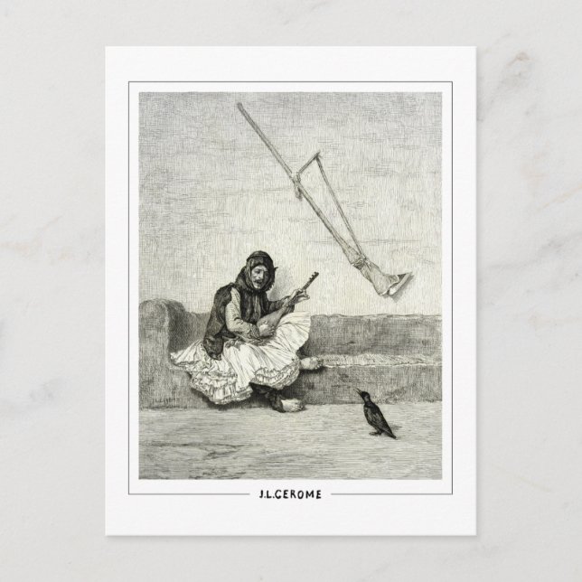 Jean-Léon Gérôme #228 - Postal Bella Artes (Anverso)