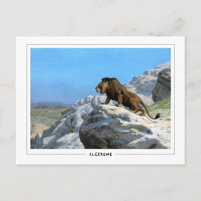 Jean-Léon Gérôme #229 - Postal Bella Artes (Anverso)