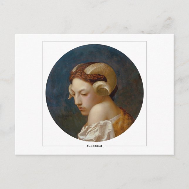 Jean-Léon Gérôme #232 - Tarjeta postal de arte fin (Anverso)