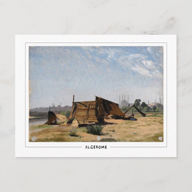 Jean-Léon Gérôme #242 - Postal Bella Artes (Anverso)