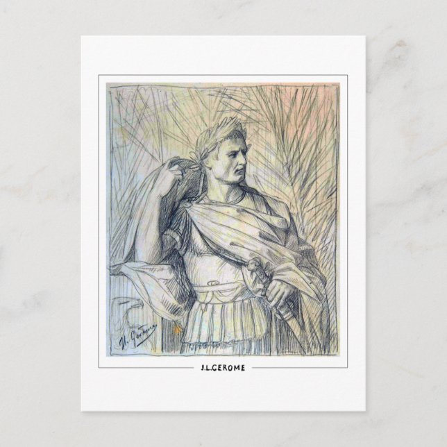 Jean-Léon Gérôme #252 - Postal Bella Artes (Anverso)