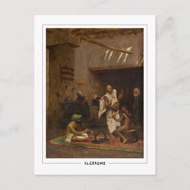 Jean-Léon Gérôme #264 - Tarjeta postal de arte fin (Anverso)