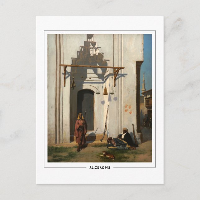 Jean-Léon Gérôme #266 - Tarjeta postal de arte fin (Anverso)