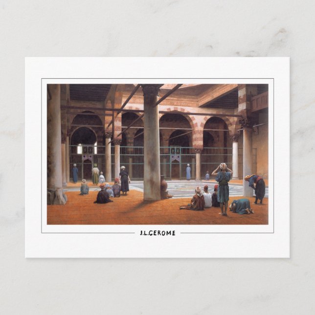 Jean-Léon Gérôme #297 - Postal Bella Artes (Anverso)