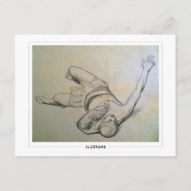 Jean-Léon Gérôme #307 - Postal Bella Artes (Anverso)