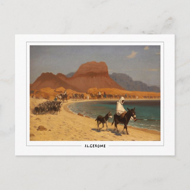 Jean-Léon Gérôme #332 - Postal Bella Artes (Anverso)