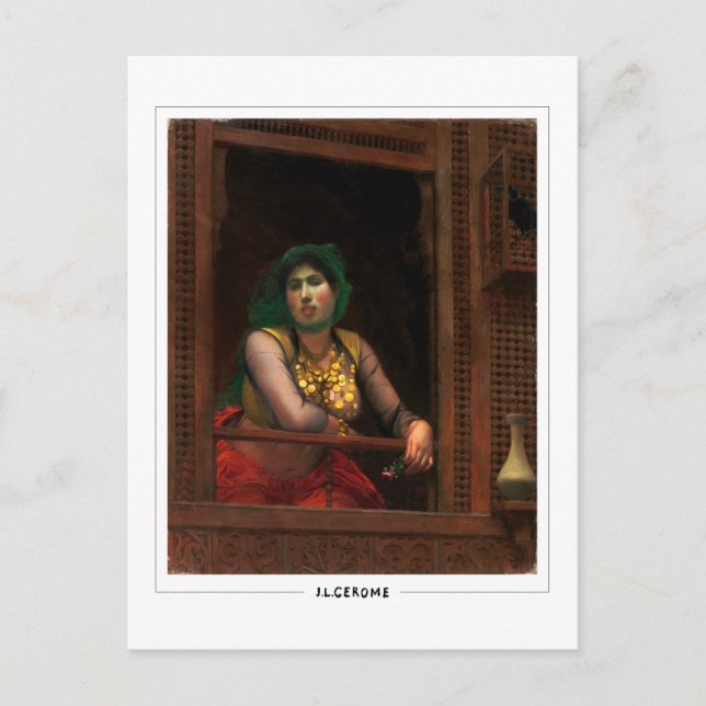 Jean-Léon Gérôme #341 - Postal Bella Artes (Anverso)
