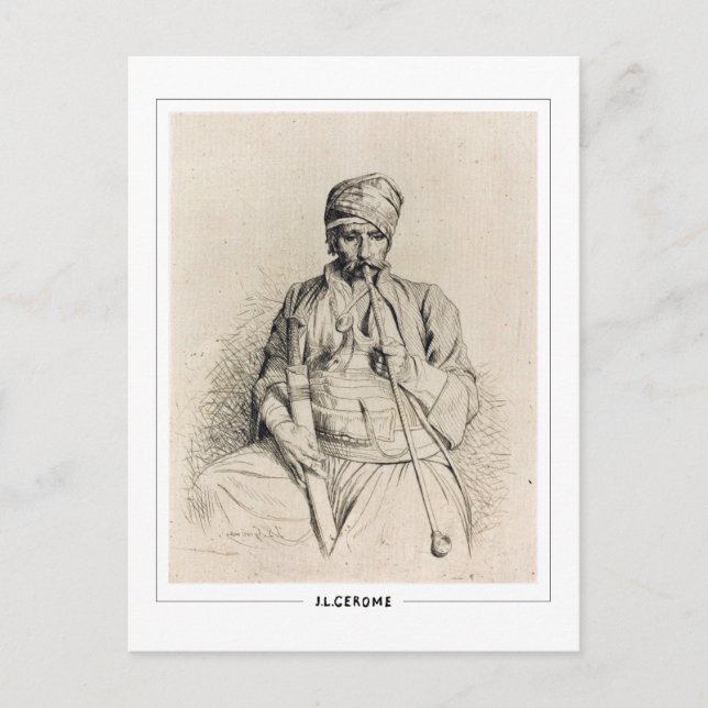 Jean-Léon Gérôme #345 - Postal Bella Artes (Anverso)