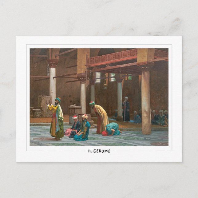 Jean-Léon Gérôme #350 - Postal Bella Artes (Anverso)