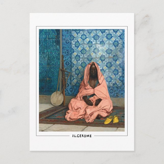 Jean-Léon Gérôme #3 - Tarjeta postal de arte (Anverso)