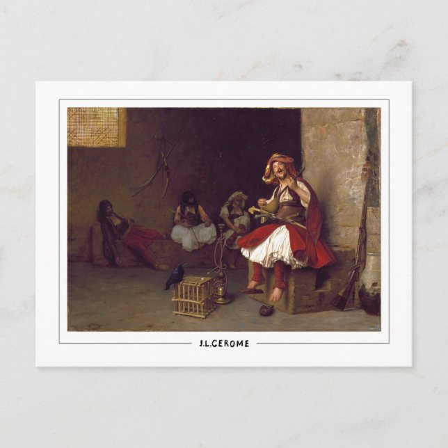 Jean-Léon Gérôme #76 - Postal Bella Artes (Anverso)