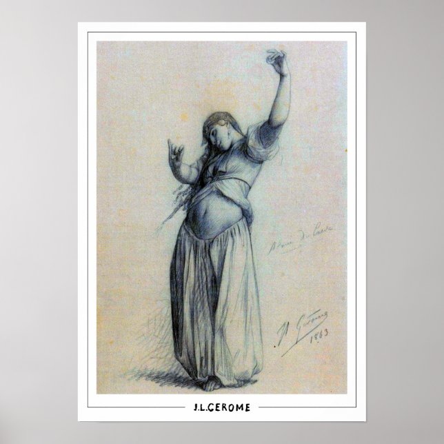 Jean-Léon Gérôme Zedign Poster de Arte #115 (Frente)