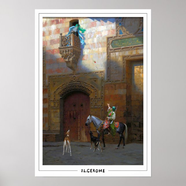 Jean-Léon Gérôme Zedign Poster de Arte #186 (Frente)