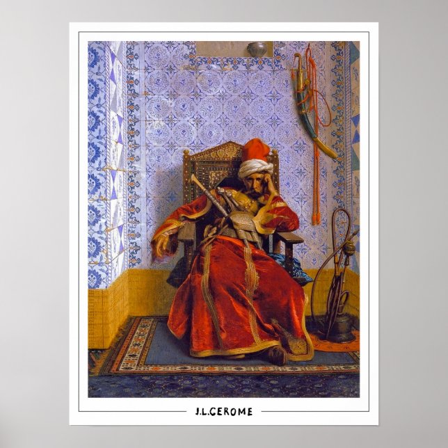 Jean-Léon Gérôme Zedign Poster de Arte #192 (Frente)