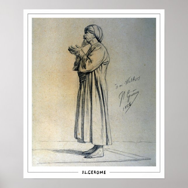 Jean-Léon Gérôme Zedign Poster de Arte #2011 (Frente)