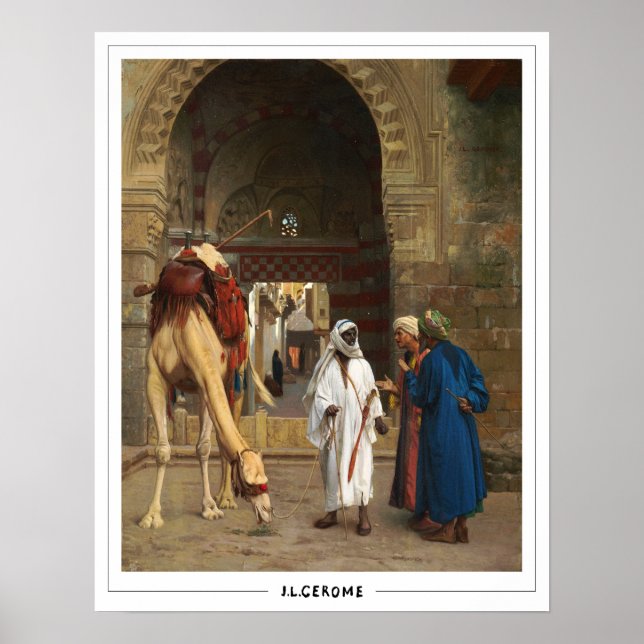 Jean-Léon Gérôme Zedign Poster de Arte #216 (Frente)