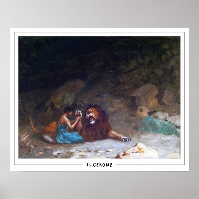 Jean-Léon Gérôme Zedign Poster de Arte #220 (Frente)