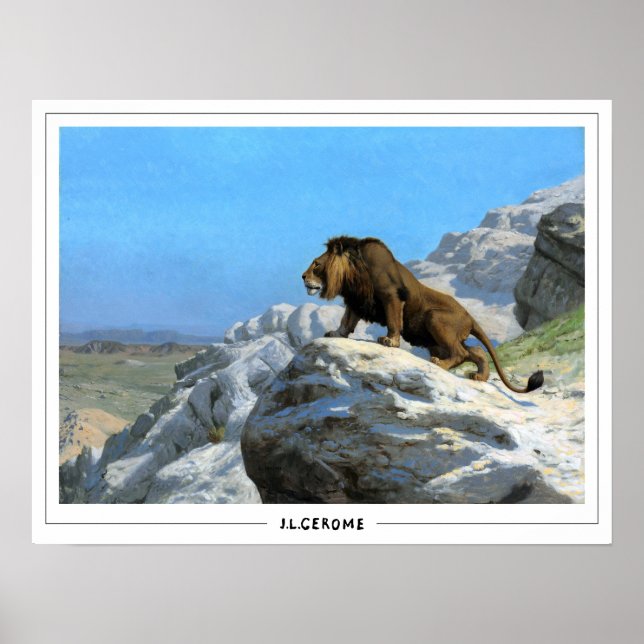 Jean-Léon Gérôme Zedign Poster de Arte #229 (Frente)