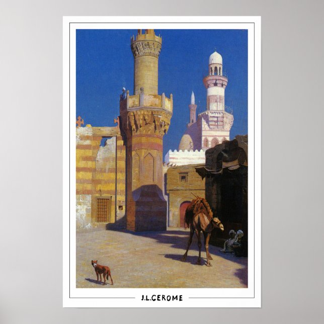 Jean-Léon Gérôme Zedign Poster de Arte #317 (Frente)