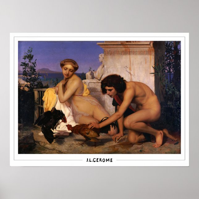Jean-Léon Gérôme Zedign Poster de Arte #34 (Frente)