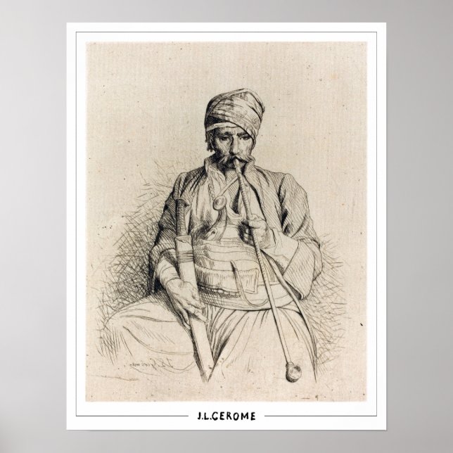 Jean-Léon Gérôme Zedign Poster de Arte #345 (Frente)
